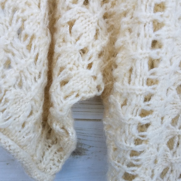 Free People S pullover hoodie sweater crochet - Picture 4 of 8